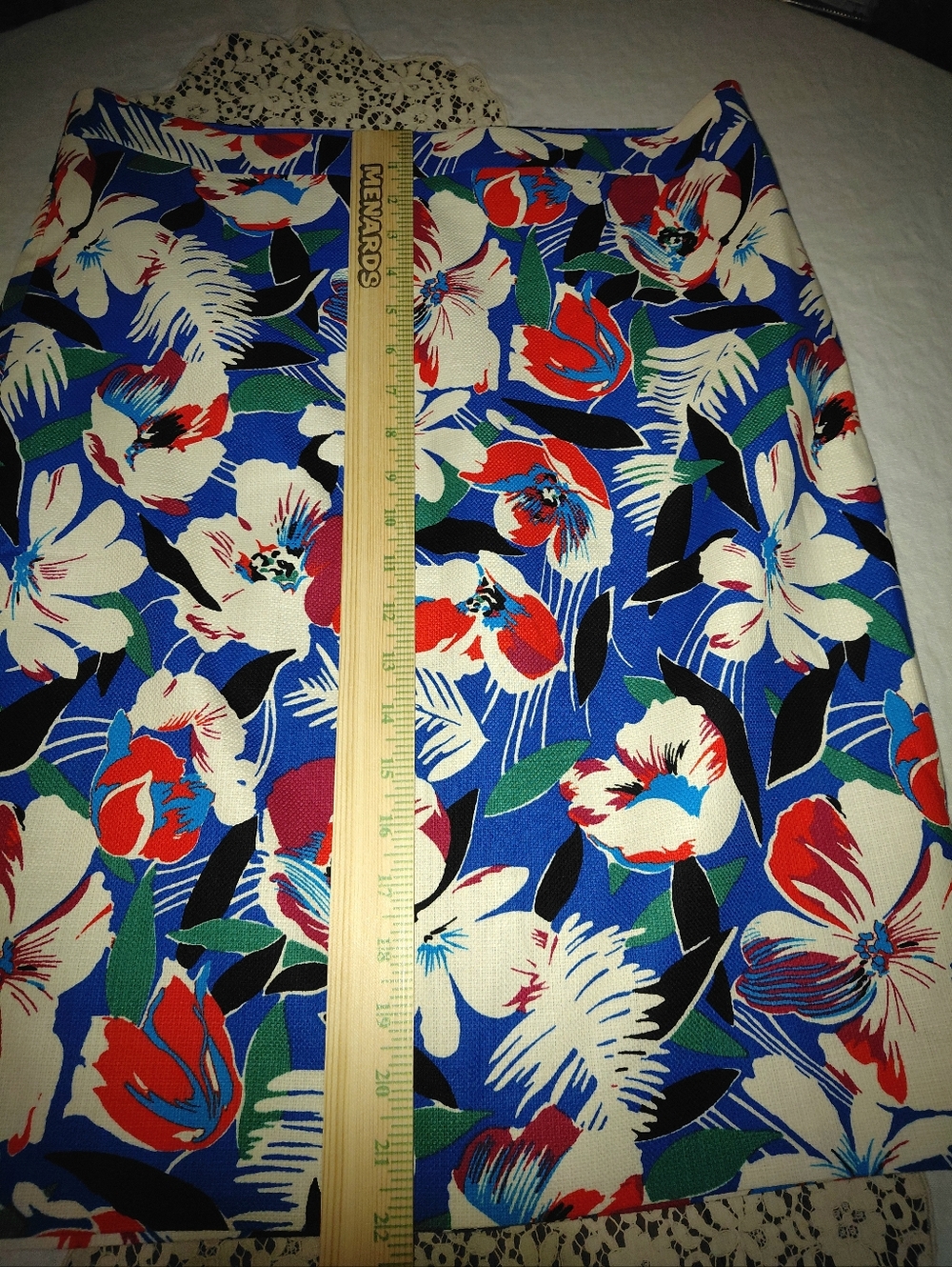 NWOT Sz 8 J. Crew Blue Hawaiian Floral Basketweave Pencil Skirt Fully Lined - Picture 12 of 13